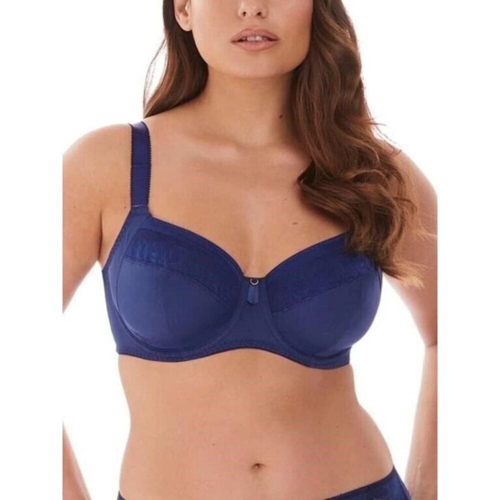 FANTASIE Illusion FL2982NAY BLUE Size US 34L Underwired Side Support Bra NEW